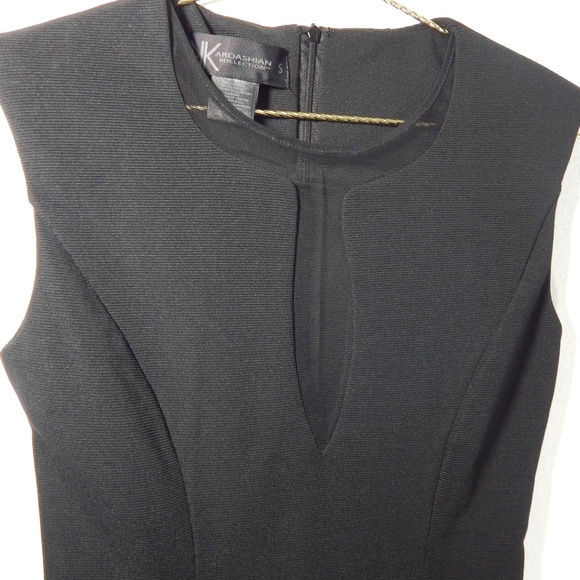 Kardashian Collection Fitted Black Dress NWOT - Picture 7 of 7